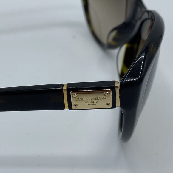 Dolce & Gabbana Cateye Sunglasses Y2K Rare Havana Tortoise Shell Gold DG4141-A - Picture 9 of 16